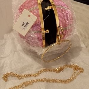PINK bling tote bag